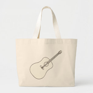 Guitarra acústica, as bolsas do desenho da arte d