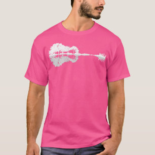 Guitarra Acústica Camisa Natureza Floresta Bass Gu