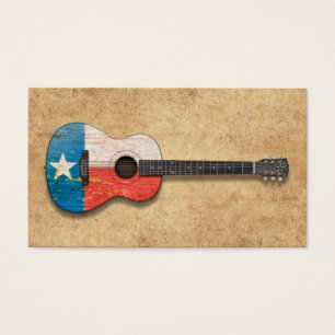 Guitarra acústica envelhecida e vestida da