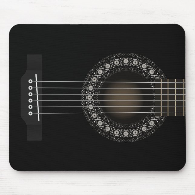 Guitarra acústica Mousepad (Frente)