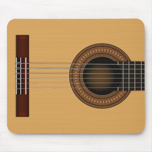 Guitarra acústica Mousepad (Frente)
