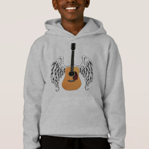 Guitarra acústica voada