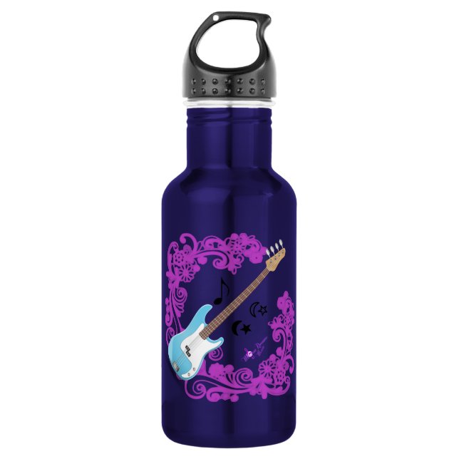 Guitarra Azul Gama Roxo Garrafa Azul (Frente)