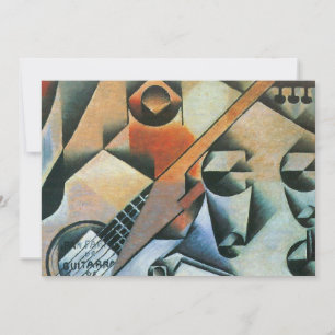 Guitarra (Banjo) e Óculos, Juan Gris, Arte Antiga