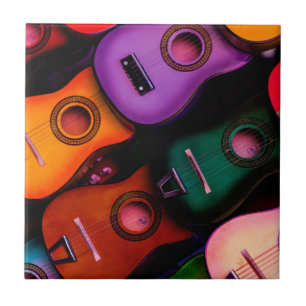 Guitarra coloridas