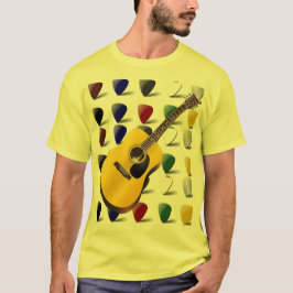 Guitarra e camiseta das picaretas