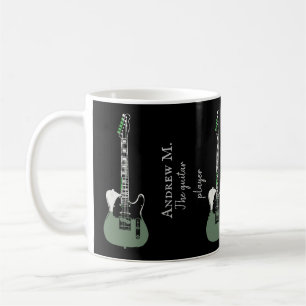 Guitarra elétrica / caneca de café guitarrista