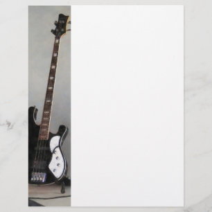Guitarra preto e branco
