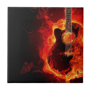 Guitarra Queimando, Música de Chamas Laranjas Band