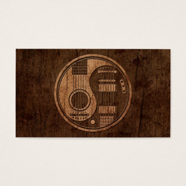 Guitarras Elétricas Acústicas Yin Yang Efeito Da M (Frente)
