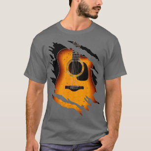 Guitarrista Camisa De Violão Camisa De Música Acús