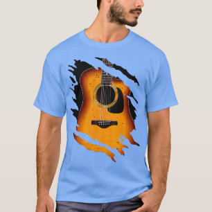 Guitarrista Camisa De Violão Camisa De Música Acús
