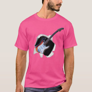 Guitarrista legal Acústico Elétrico Camisa Guitarr