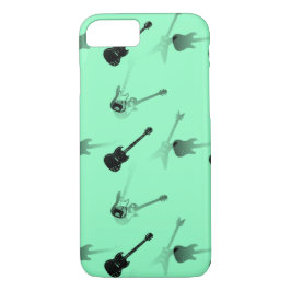 Guitars Rock Aqua Capas de iphone