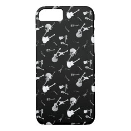 Guitars Rock Black White Capas de iphone 3