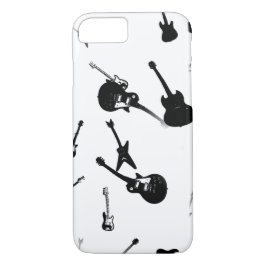 Guitars Rock Black White Capas de iphone 4