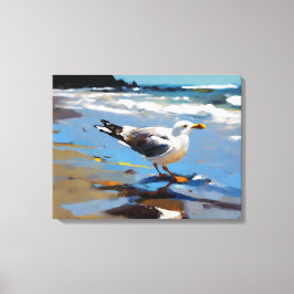 Gull Nova Zelândia - Impressão de Canvas