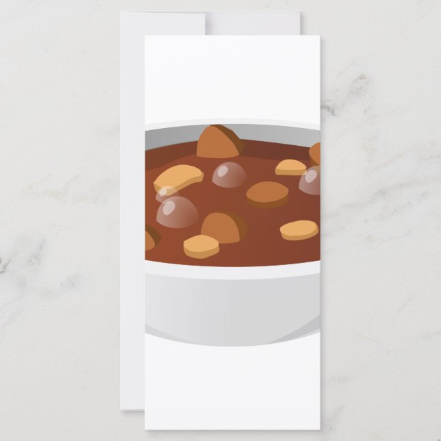 Gumbo de carne de Comida brilhante (Frente)