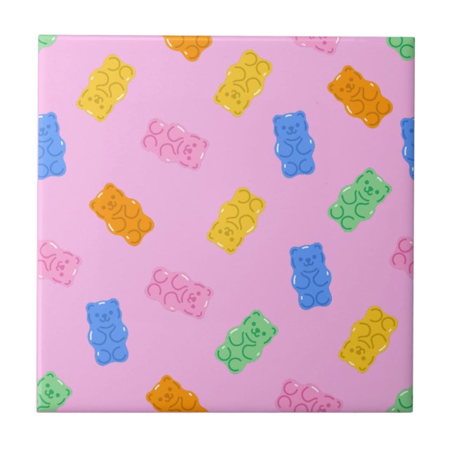 Gummy Bear Aesthetic Ceramic Tile (Frente)