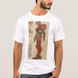 Gundam na camiseta do estilo Takato Yamamoto