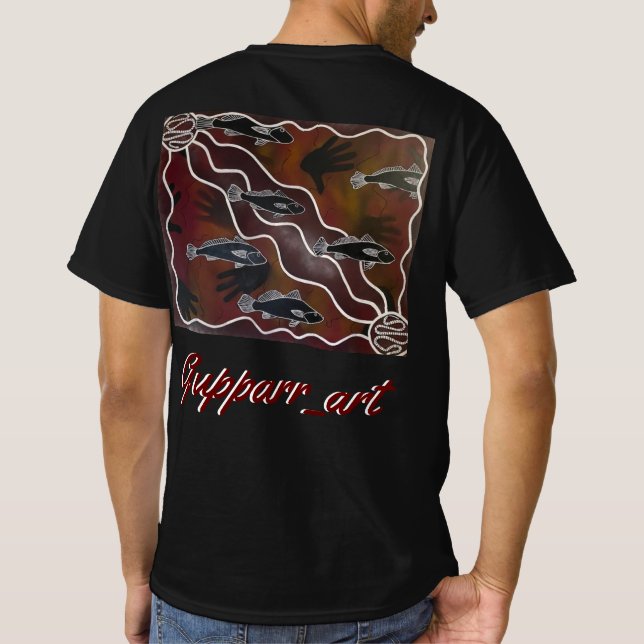gupparr_art camisa de peixe preto (Verso)