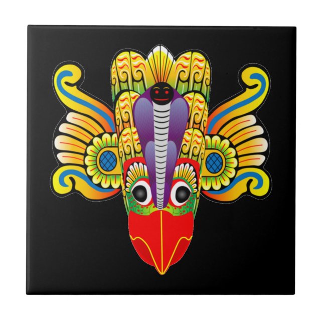 Gurulu raksha (Sri Lanka garuda devil) design (Frente)