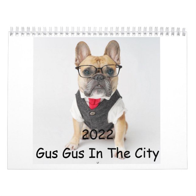 Gus Gus No Calendário Da Cidade 2022 (Capa)