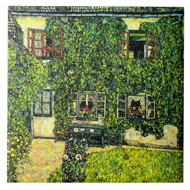 Gustav Klimt - A Casa de Guardaboschi (Frente)