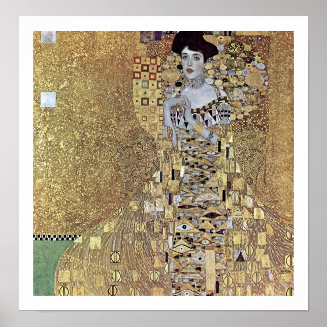 Gustav Klimt ~ Adele Bloch-Bauer I Poster (Frente)
