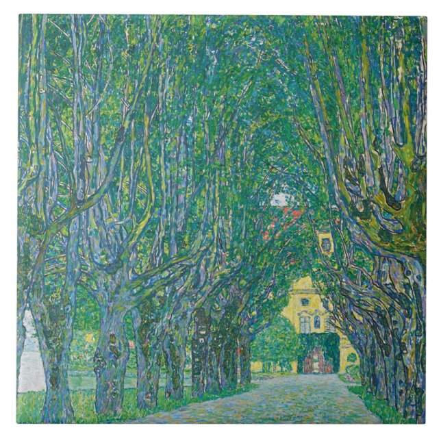 Gustav Klimt: Avenue of Schloss Kammer Park (Frente)