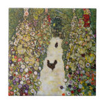 Gustav Klimt - Caminho do Jardim com Galinhas<br><div class="desc">Caminho do Jardim com Galinhas - Gustav Klimt,  Petróleo na Canvas,  1916</div>