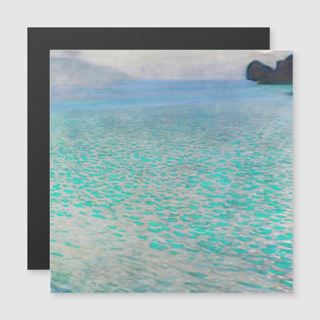 Gustav Klimt - Cartão Magnético Attersee (Frente/Verso)