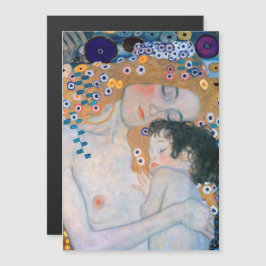 Gustav Klimt - Cartão Magnético Mãe e Filho
