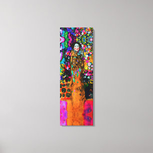 Gustav Klimt & Elizabeth ~ 36x12,75 Canvas grossa