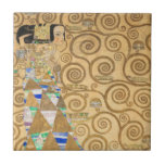 Gustav Klimt - Expectativa, Frieze Stoclet<br><div class="desc">A Árvore da Vida,  Stoclet Frieze,  Esperança - Gustav Klimt,  Cartolina,  1909</div>