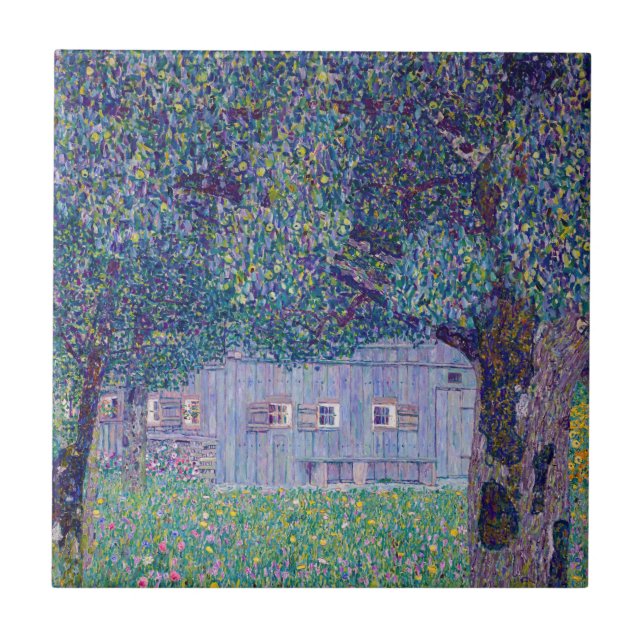 Gustav Klimt - Farmhouse no Alto da Áustria (Frente)