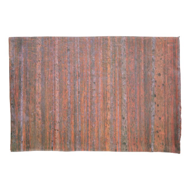 Gustav Klimt Fir Forest Tannenwald árvores vermelh (Frente)