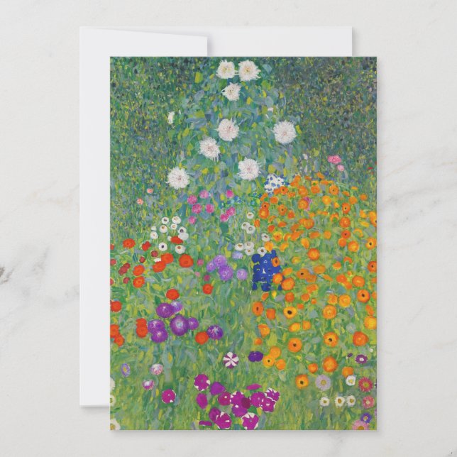 Gustav Klimt Flower Garden Vintage Art Nouveau (Frente)