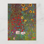 Gustav Klimt Garden com Convites de Girassóis<br><div class="desc">Jardim de Fazenda Gustav Klimt com convites de Sunflower. Pintura a óleo na canvas entre 1905 e 1906. Embora o Klimt seja mais reconhecido por seu período de ouro que produziu obras clássicas como The Kiss and Portrait de Adele Bloch Bauer, a artista também produziu algumas obras de paisagem tremendamente...</div>