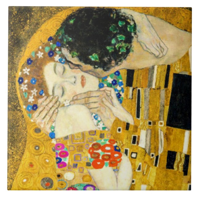 Gustav Klimt Kiss / Valentine's Day Romantic Art (Frente)
