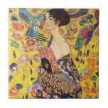 Gustav Klimt Lady com ventilador<br><div class="desc">Gustav Klimt Lady com ventilador</div>