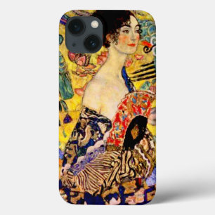 Gustav Klimt Lady com ventilador