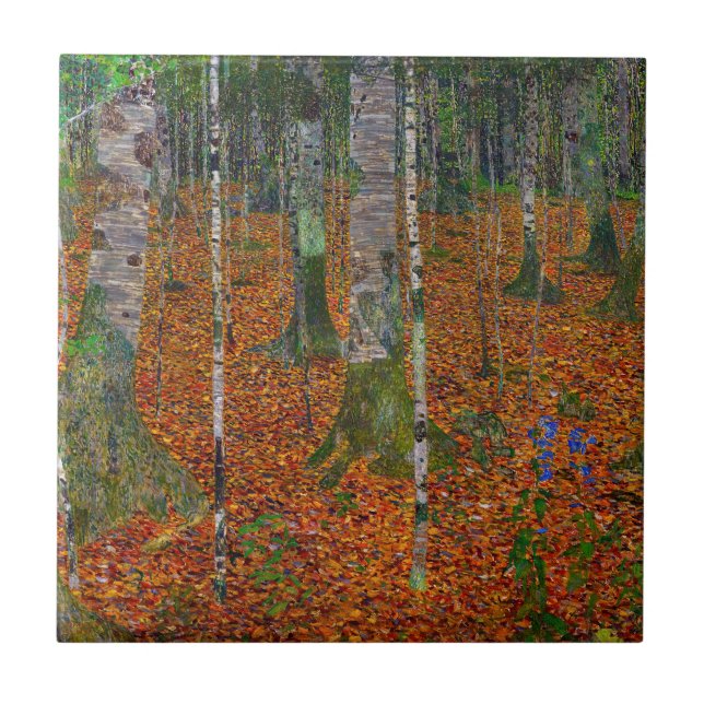 Gustav Klimt - Madeira de Birch (Frente)