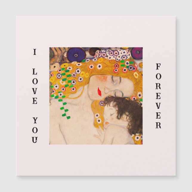 Gustav Klimt - Mãe e Filho  (Frente)