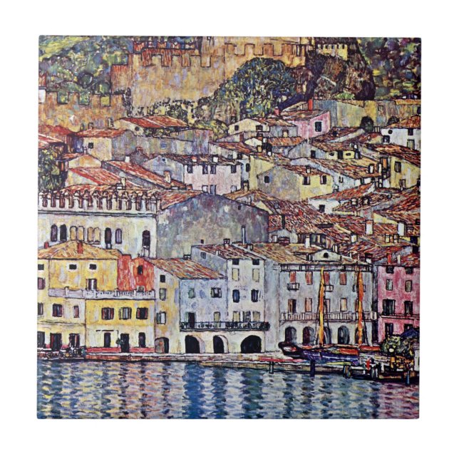 Gustav Klimt - Malcesina no lago Garda Itália (Frente)