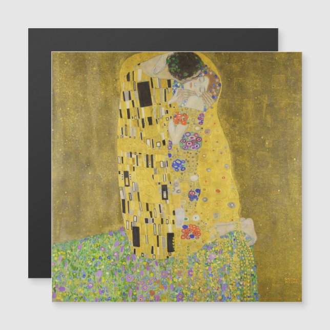 Gustav Klimt - O Beijo (Frente/Verso)