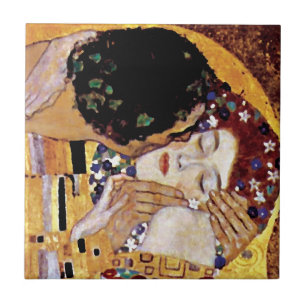 Gustav Klimt - O Beijo - Arte Nova Antiga