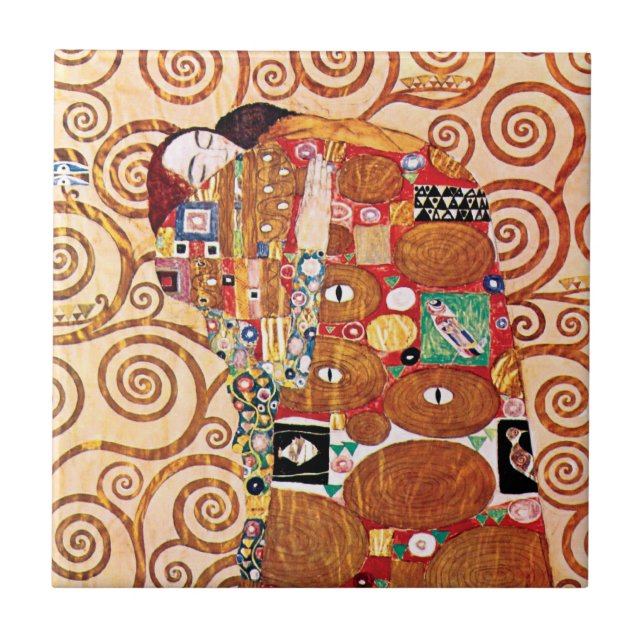 Gustav Klimt - O Embrião - Pintura De Arte Bela (Frente)
