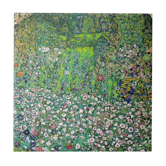 Gustav Klimt - Paisagem e Caipira Hortícolas (Frente)