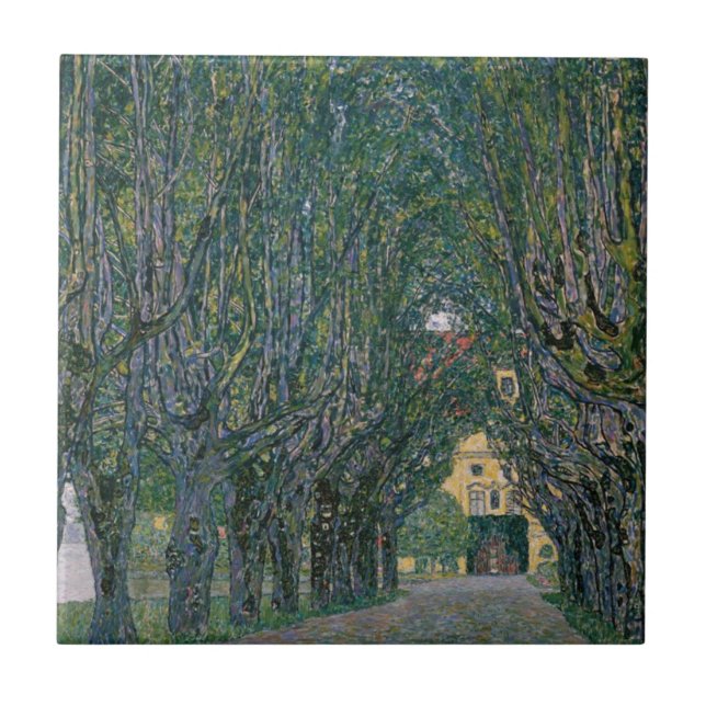 Gustav Klimt - Pintura do Jardim (Frente)